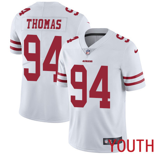 San Francisco 49ers Limited White Youth Solomon Thomas Road NFL Jersey #94 Vapor Untouchable->youth nfl jersey->Youth Jersey